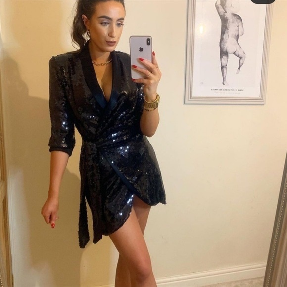 Zara Sequin Blazer Dress - Picture 12 of 16